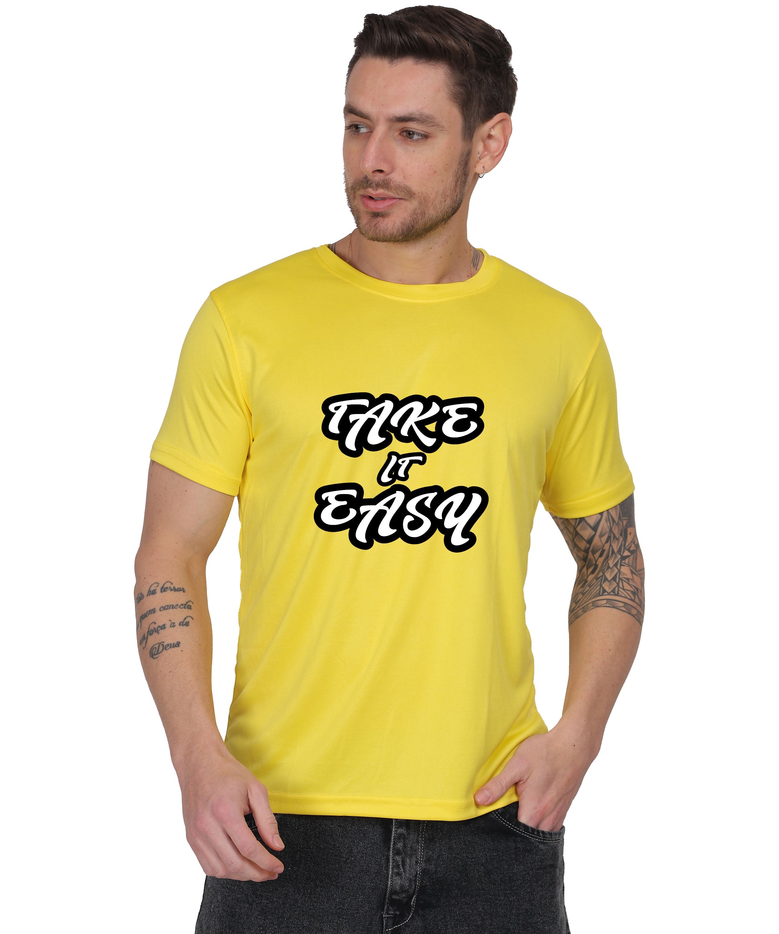 Generic Military Quote T-Shirt, Black Cotton, Short Sleeve, Regular Fit, Graphic Print, Crew Neck